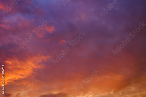 Fototapeta Naklejka Na Ścianę i Meble -  Dramatic sunset sky