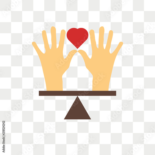 Human rights vector icon isolated on transparent background, Human rights logo design