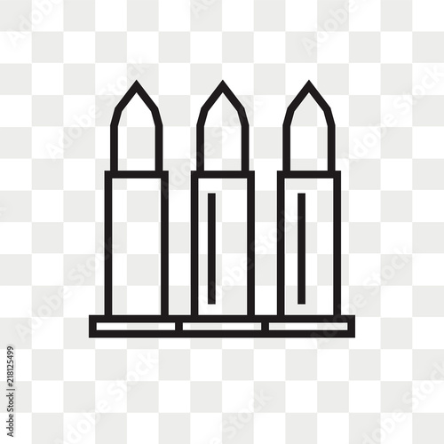 Bullets vector icon isolated on transparent background, Bullets logo design