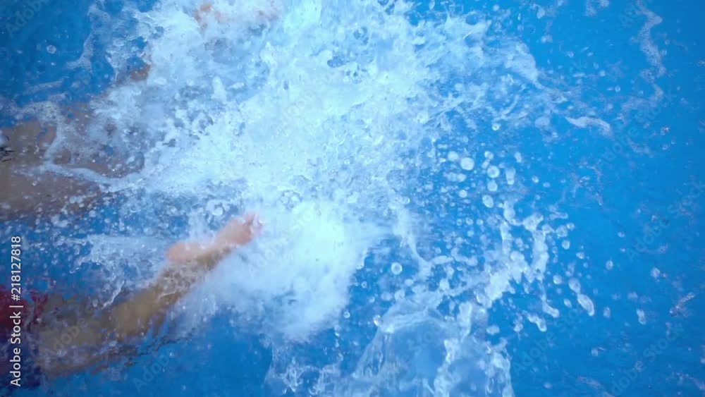 Child is Swimming in Swimming Pool Child is Swimming in Swimming Pool