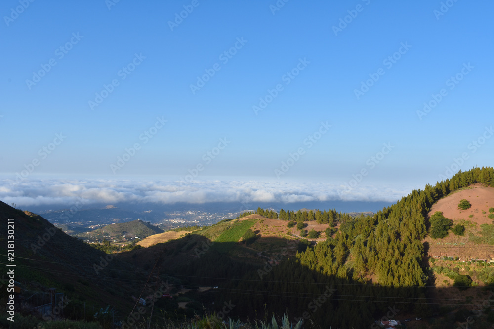 Fototapeta premium Manto de nubes