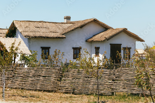 Bild auf Leinwand Old house of the times of the Kuban Cossacks