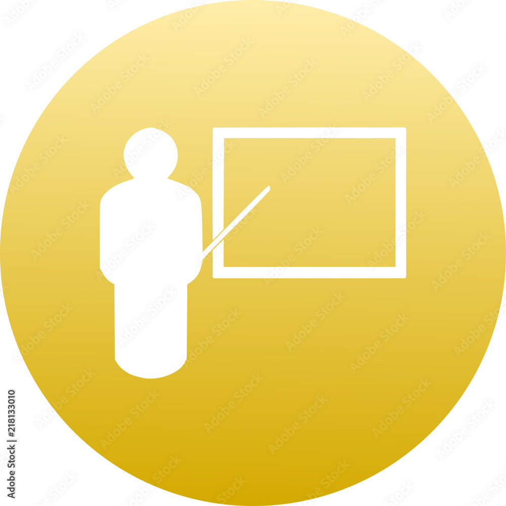 Vector ilustración icono rosa para comercios y web con dibujo de profesor Vector ilustración icono rosa para comercios y web con dibujo de profesor