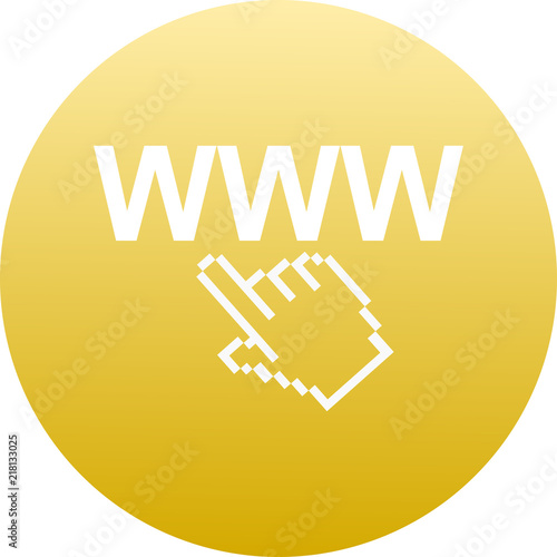 Vector ilustración icono rosa para comercios y web con dibujo de página web