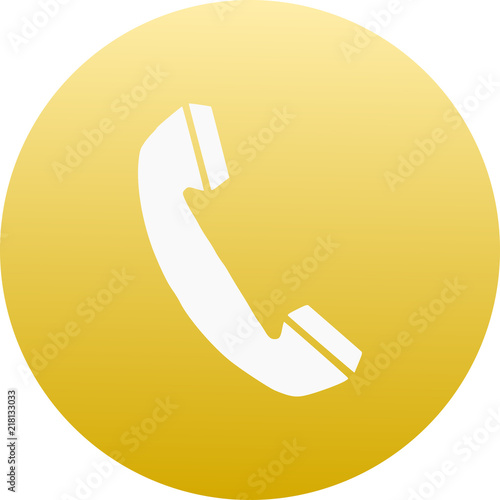 Vector ilustración icono rosa para comercios y web con dibujo de teléfono