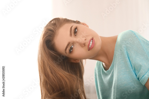 Portrait of beautiful smili...