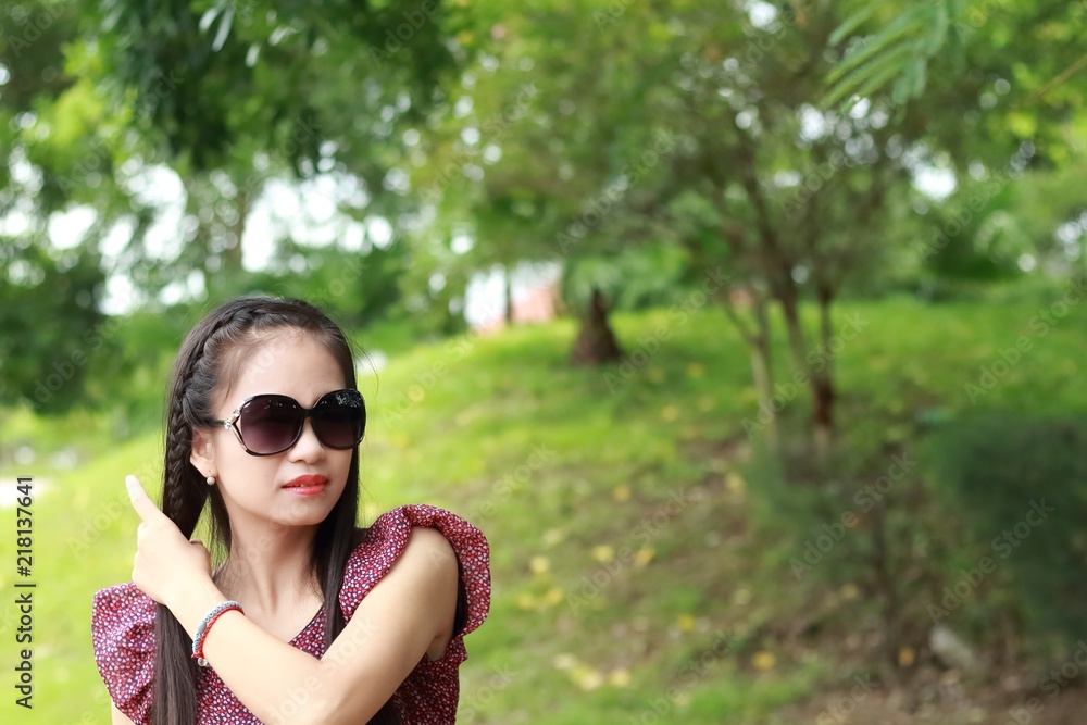 a woman in summer travel a woman in summer travel