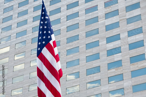 Elegant corporate financial background of American flag