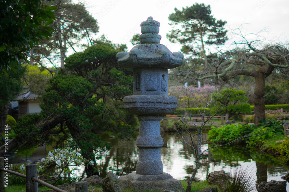 Pond in Japanese Tea Garden