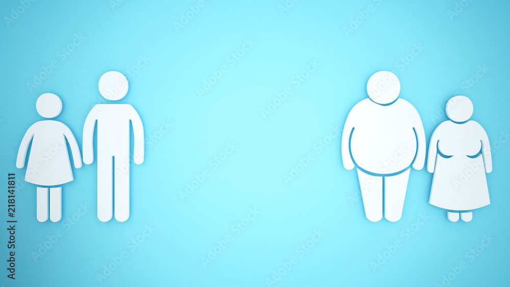 Metaphorical is can the body fat on older . Effect on the human body.3D Illustration. Metaphorical is can the body fat on older . Effect on the human body.3D Illustration.
