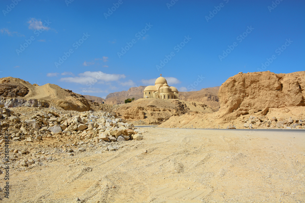 Coptic church in the desert Monastery