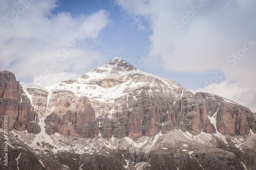 Piz Boè summit panorama Arabba, Dolomites, Italy