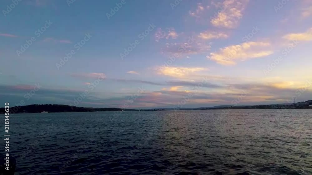 Time lapse of sunset by the water in Oslo, Norway. Time lapse of sunset by the water in Oslo, Norway.