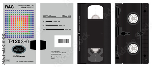 Tape and box vector