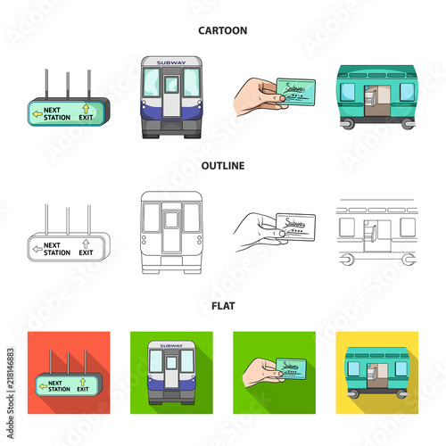 Transport, public, train and other web icon in cartoon,outline,flat style.Equipment, attributes, mechanism icons in set collection.