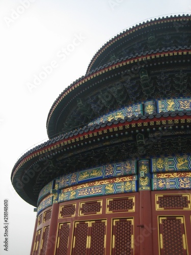 Detail of Temple of heaven in Forbidden cty back in 2008