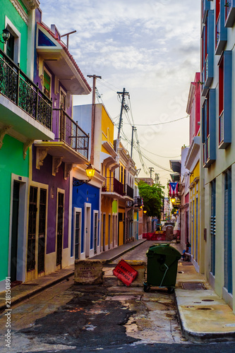 Colorful building San Juan Puerto Rico