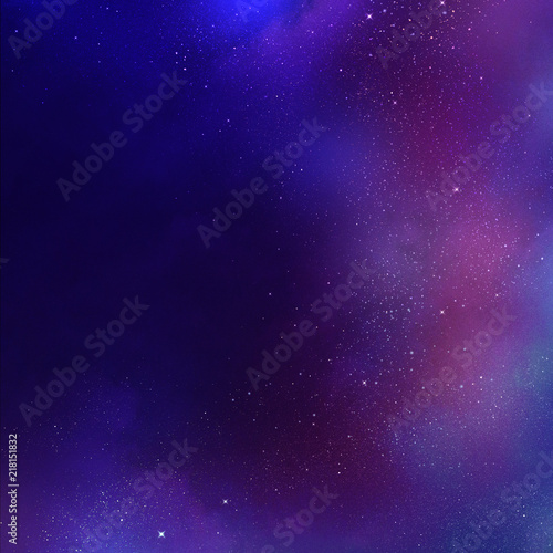 Abstract beautiful galaxy background