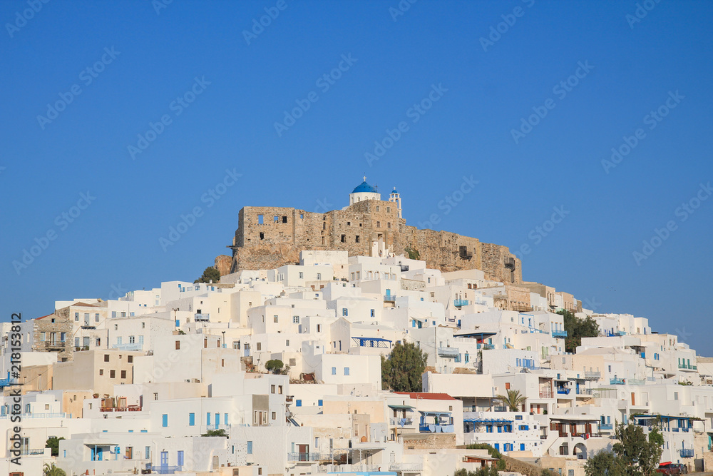 The Fortress on top of the Chora of Astypalaia island