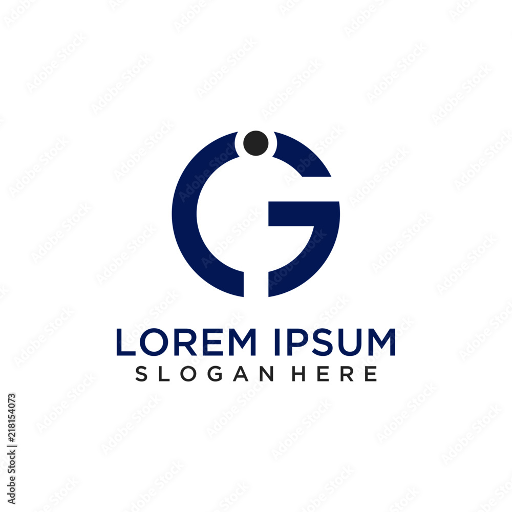 CIG letter logo design