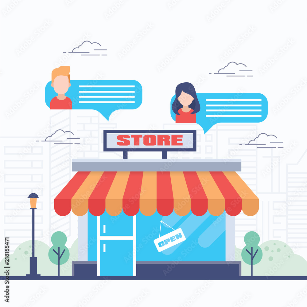 Building Store with People Chat