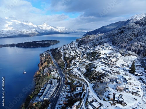 Queenstown from the air