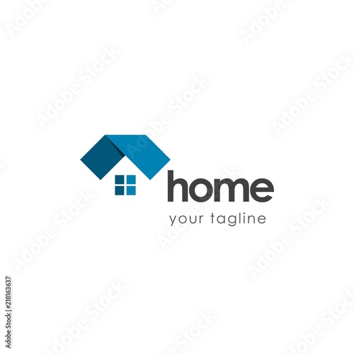 Home Logo Vector Template Design Illustration
