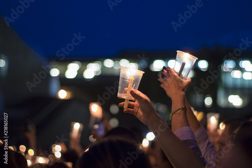 Cuadro en lienzo candles velas peace velaton velas paz