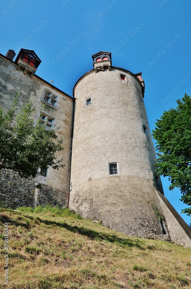 Schloss Gruyères, Rundturm