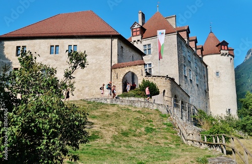 Schloss Gruyères, von Westen