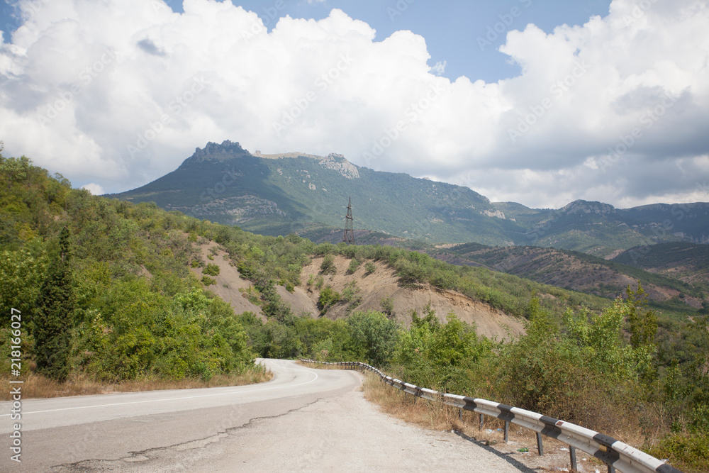 Beautiful mountain view. Summer. Tourism Beautiful mountain view. Summer. Tourism