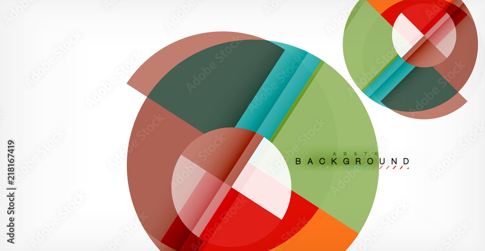 Vector circle abstract background Vector circle abstract background