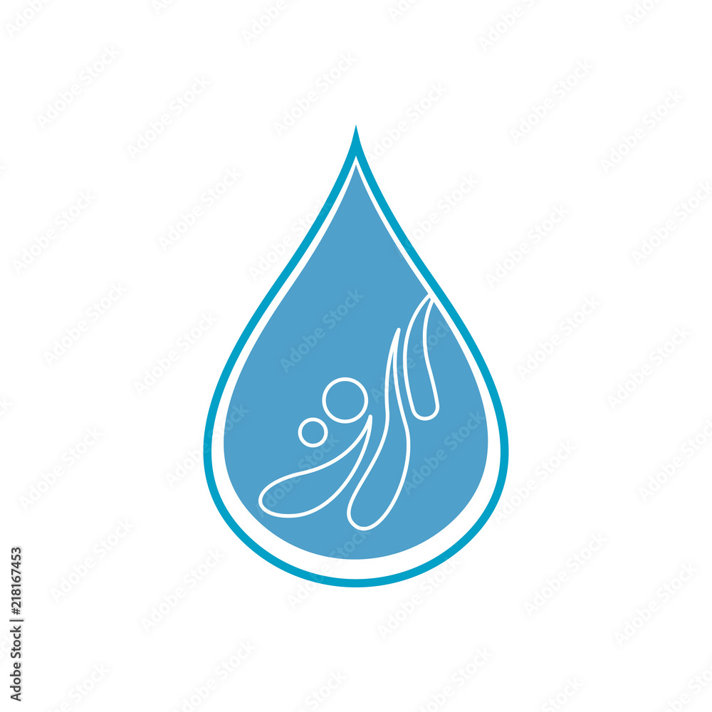 Water Logos, Label, Icons and Design Elements Water Logos, Label, Icons and Design Elements