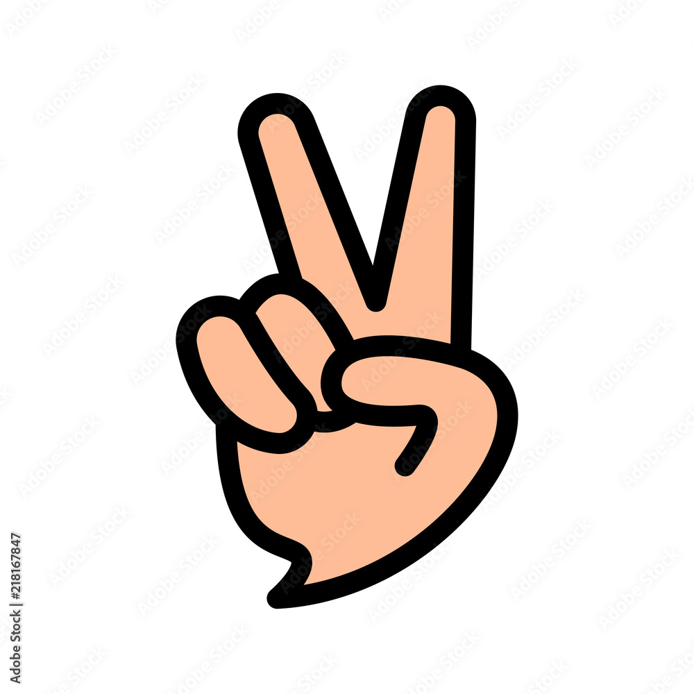 Human hand - vector logo template concept illustration. Abstract creative sign. Human hand - vector logo template concept illustration. Abstract creative sign.