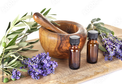 lavender and essential oils