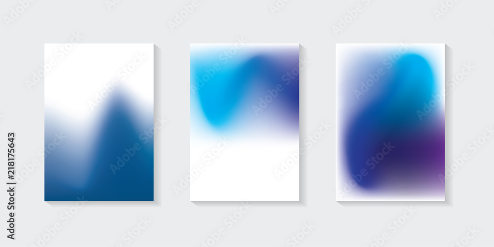 Naklejka premium colorful abstract gradient background. design template. vector illustration artwork. on gray background