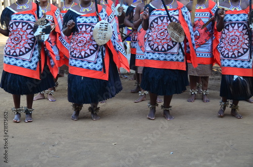 Danze tradizionali africane in Swaziland photo