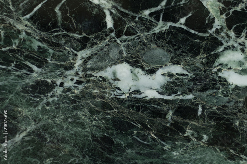 The dark green marble. Texture