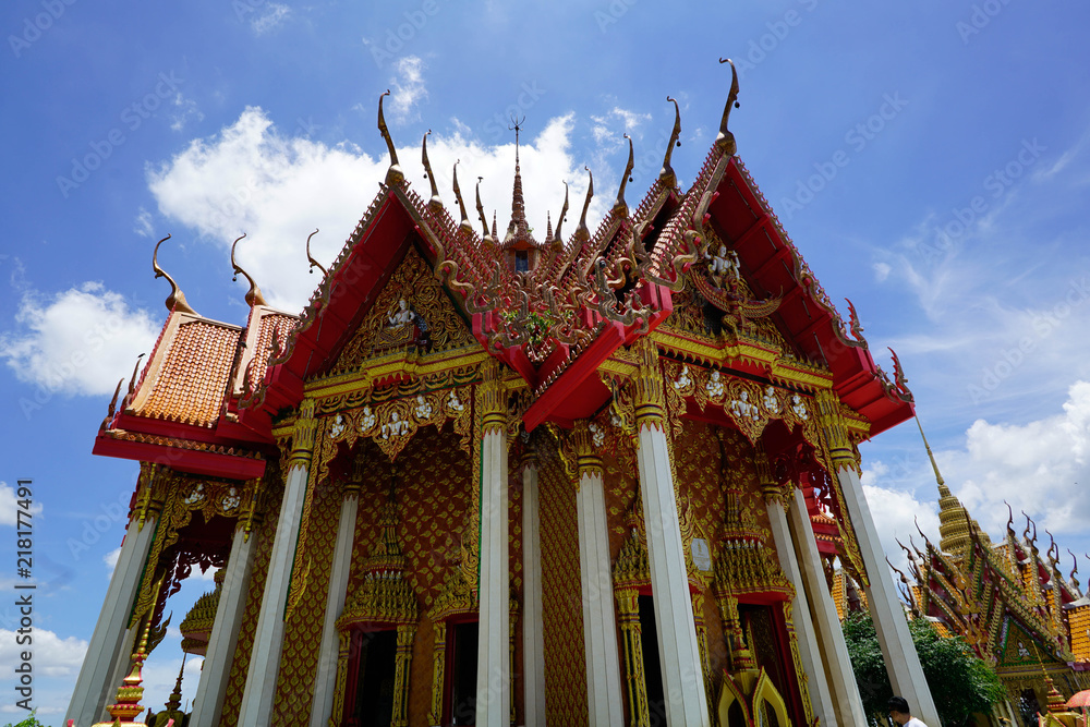 Temple Buddha Thailand Peaceful Sky hugh Art