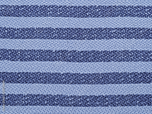 Macro Photo of Blue Woven Fabric Texture for Background