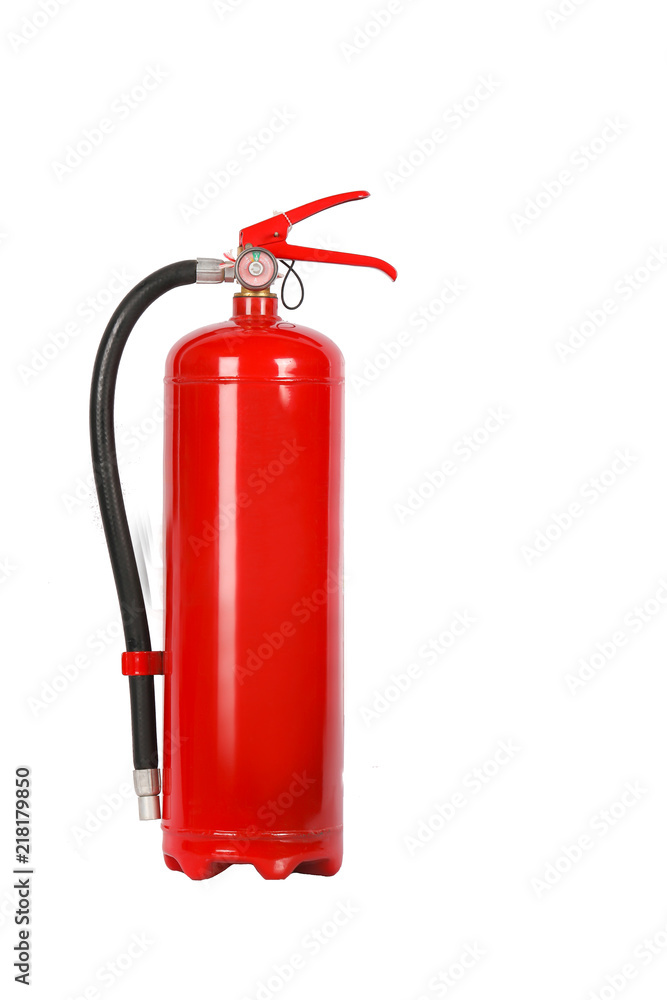Fototapeta premium Fire extinguisher on white background.