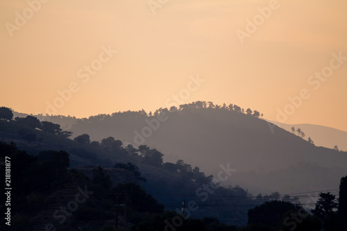 Sunset in mountains © robertdering