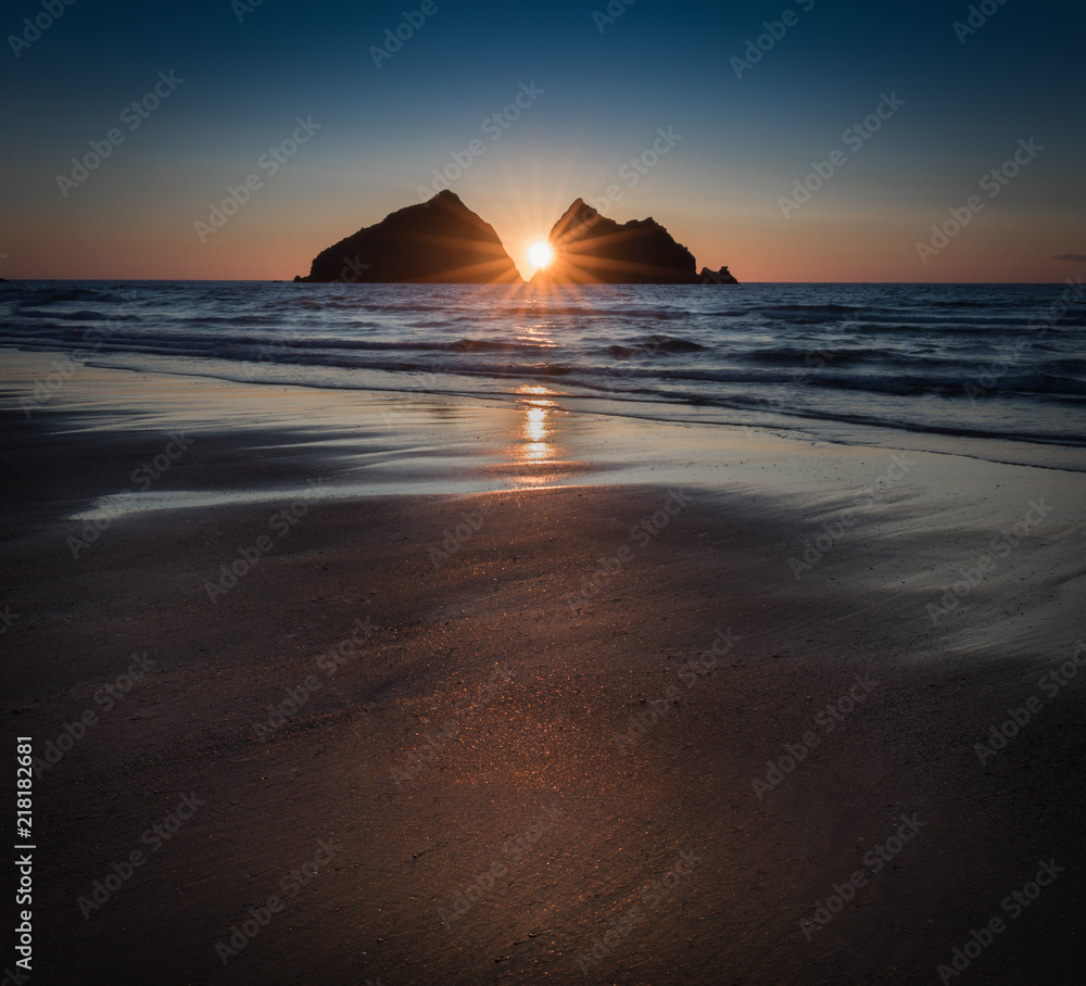 Sunstar Sunset, Holywell Bay, Cornwall