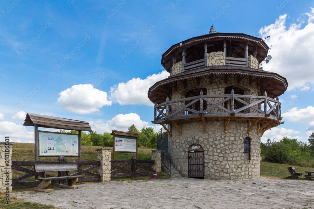 Observation tower in Krasnobrod in Roztocze, Lubelskie, Poland