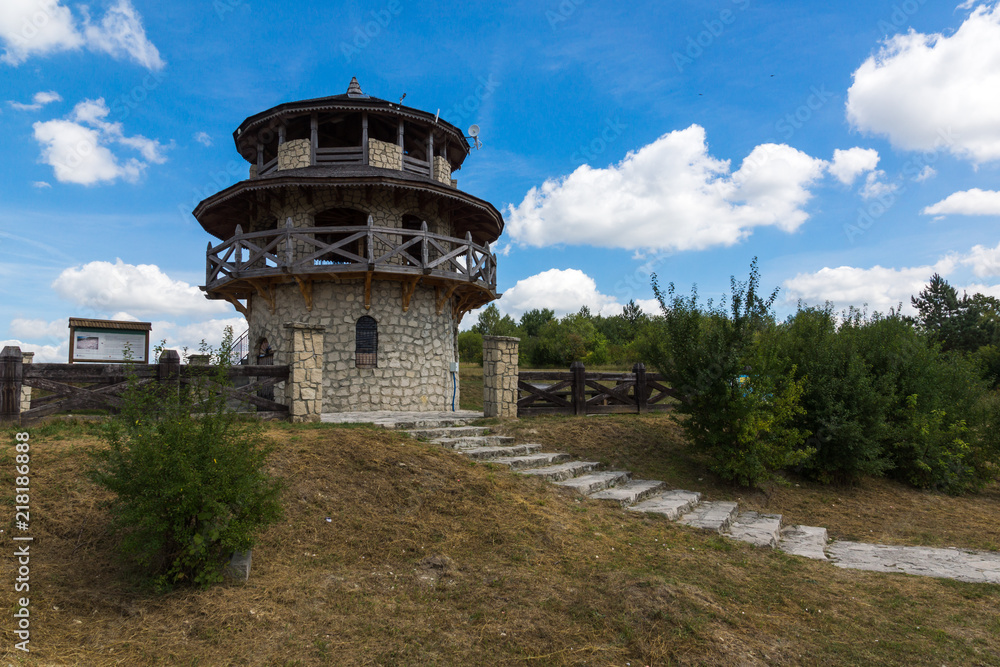 Observation tower in Krasnobrod in Roztocze, Lubelskie, Poland Observation tower in Krasnobrod in Roztocze, Lubelskie, Poland