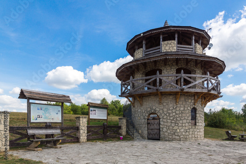 Observation tower in Krasnobrod in Roztocze, Lubelskie, Poland photo