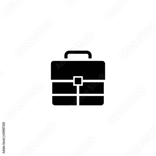 briefcase on white background
