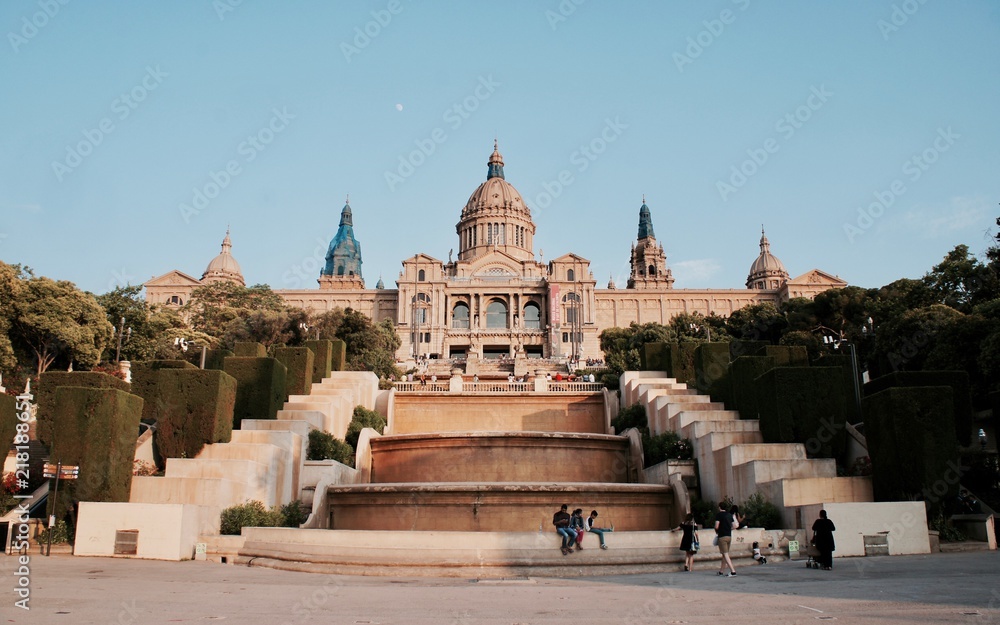 Fototapeta premium Museu Nacional d'Art de Catalunya-Barcelona-Spain