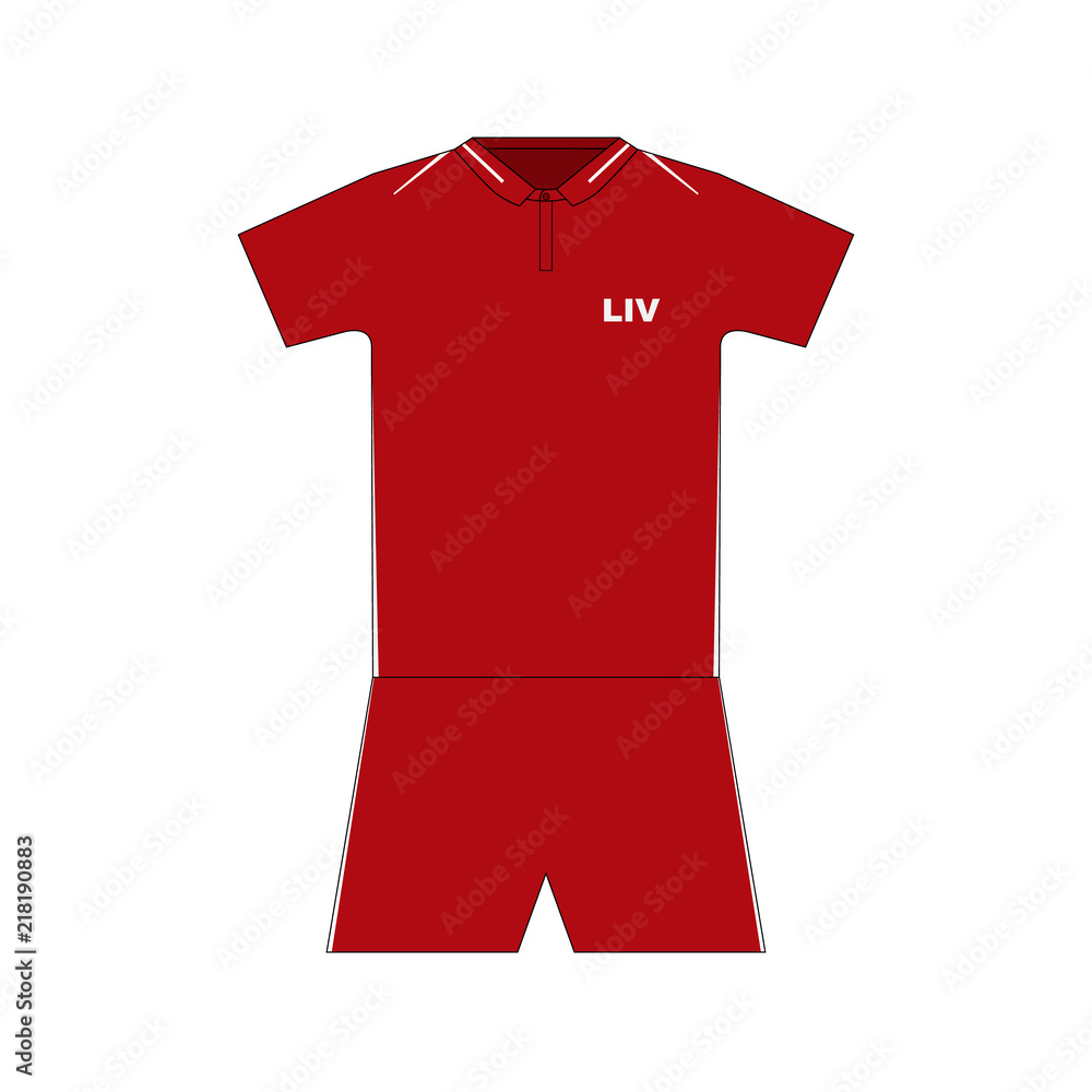 Football kit. Liverpool. Football kit. Liverpool.