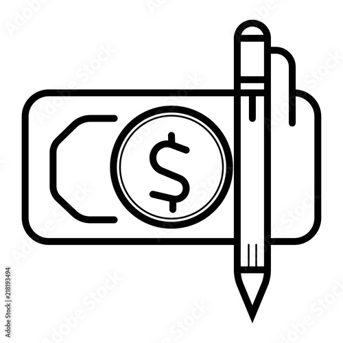 cheque icon vector